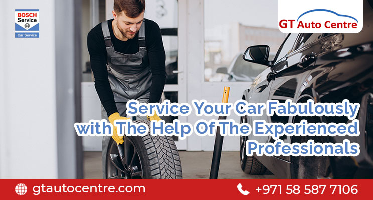 在经验丰富的专业人士的帮助下，服务您的汽车